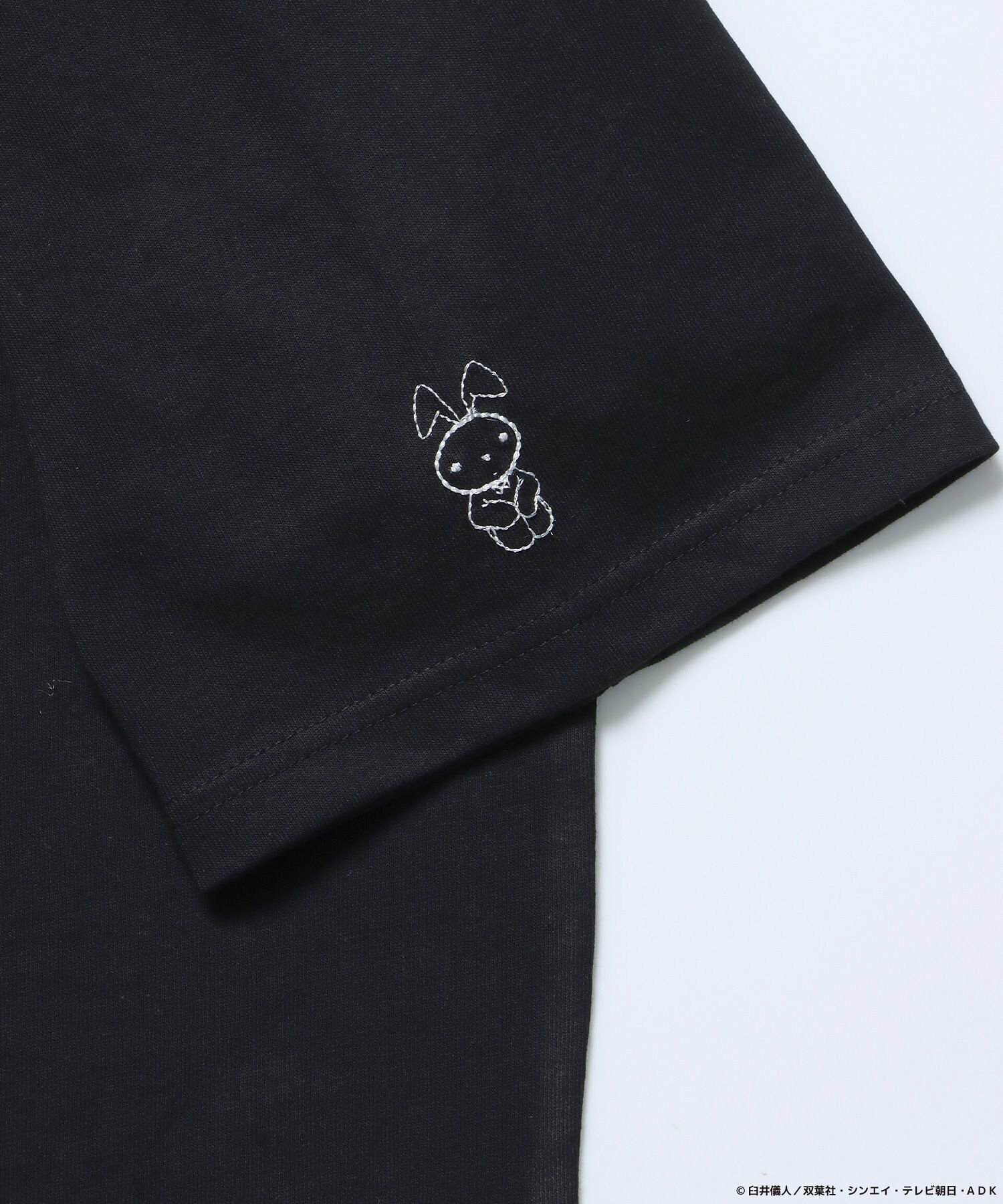 【SEQUENZ】CS NENE EMB. S/S TEE / クレヨンしんちゃん 半袖Tシャツ クルーネック ワンポイント 刺繍